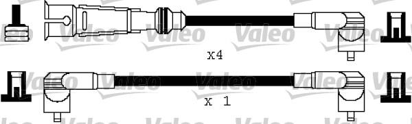 Valeo 346112 - Комплект проводов зажигания unicars.by