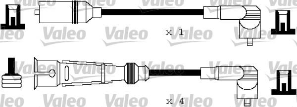 Valeo 346120 - Комплект проводов зажигания unicars.by