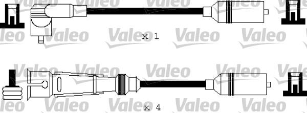 Valeo 346 179 - Комплект проводов зажигания unicars.by