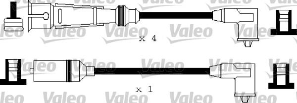 Valeo 346176 - Комплект проводов зажигания unicars.by