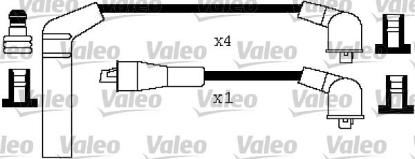 Valeo 346353 - Комплект проводов зажигания unicars.by