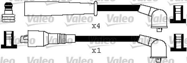 Valeo 346352 - Комплект проводов зажигания unicars.by