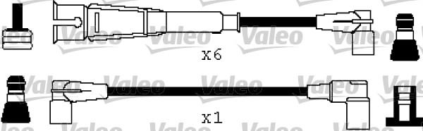 Valeo 346360 - Комплект проводов зажигания unicars.by