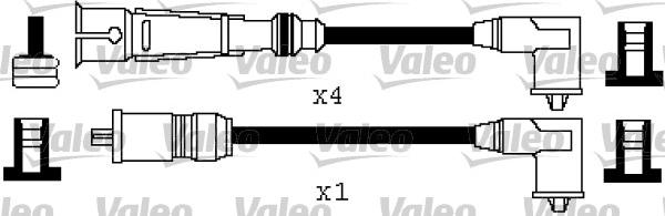 Valeo 346363 - Комплект проводов зажигания unicars.by