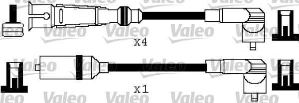 Valeo 346362 - Комплект проводов зажигания unicars.by