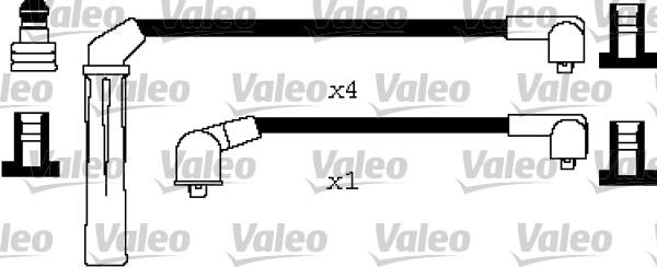 Valeo 346308 - Комплект проводов зажигания unicars.by