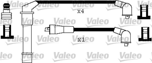 Valeo 346302 - Комплект проводов зажигания unicars.by