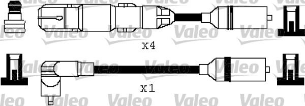 Valeo 346317 - Комплект проводов зажигания unicars.by