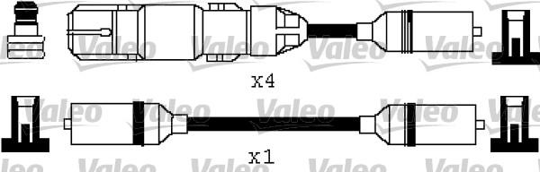 Valeo 346334 - Комплект проводов зажигания unicars.by