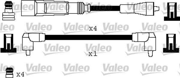 Valeo 346333 - Комплект проводов зажигания unicars.by