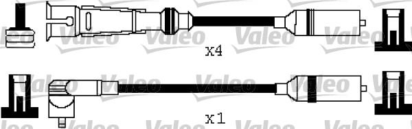 Valeo 346320 - Комплект проводов зажигания unicars.by