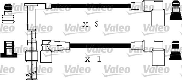 Valeo 346376 - Комплект проводов зажигания unicars.by