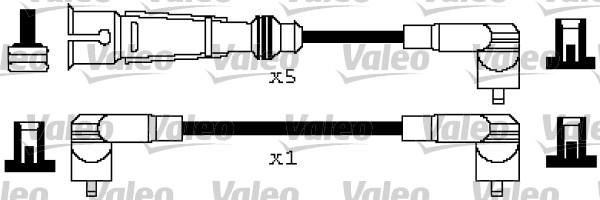 Valeo 346296 - Комплект проводов зажигания unicars.by