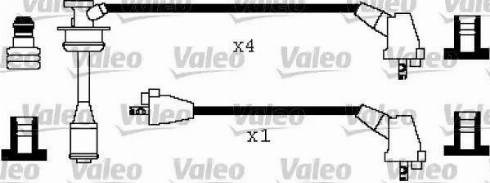 Valeo 346258 - Комплект проводов зажигания unicars.by