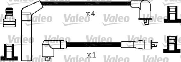 Valeo 346210 - Комплект проводов зажигания unicars.by