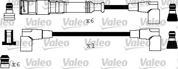 Valeo 346221 - Комплект проводов зажигания unicars.by