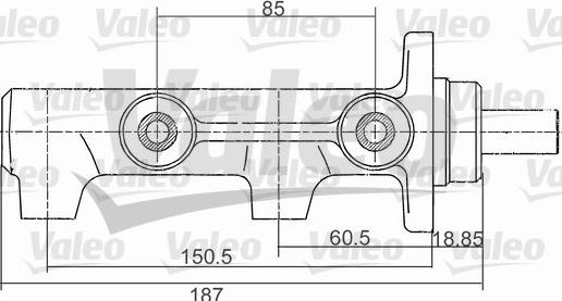 Valeo 350713 - Главный тормозной цилиндр unicars.by