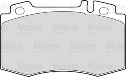 Valeo 301445 - Тормозные колодки, дисковые, комплект unicars.by