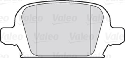 Valeo 301457 - Тормозные колодки, дисковые, комплект unicars.by