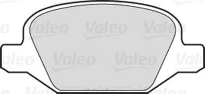 Valeo 301407 - Тормозные колодки, дисковые, комплект unicars.by