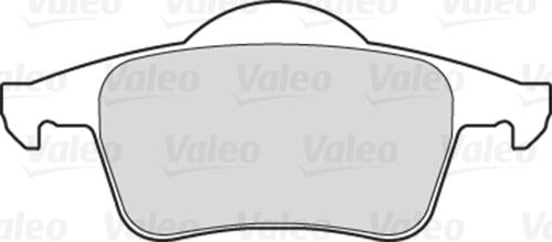 Valeo 301480 - Тормозные колодки, дисковые, комплект unicars.by