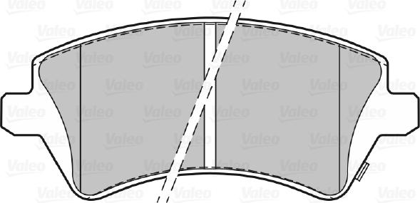 Valeo 301679 - Тормозные колодки, дисковые, комплект unicars.by