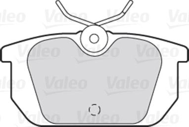 Valeo 301142 - Тормозные колодки, дисковые, комплект unicars.by