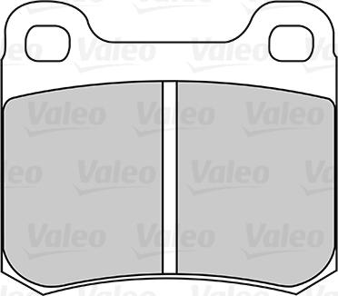 Valeo 301105 - Тормозные колодки, дисковые, комплект unicars.by