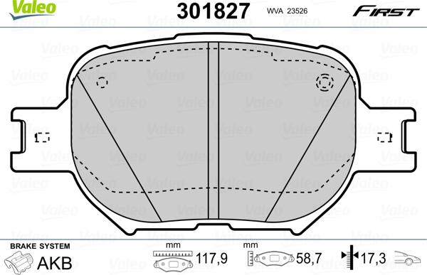 Triscan FDB1528 - Тормозные колодки, дисковые, комплект unicars.by