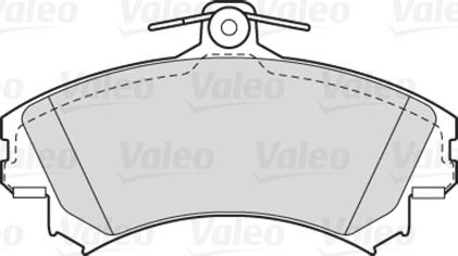 Valeo 301318 - Тормозные колодки, дисковые, комплект unicars.by