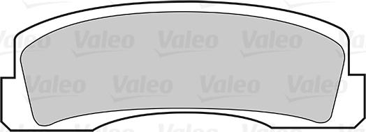 Valeo 301389 - Тормозные колодки, дисковые, комплект unicars.by