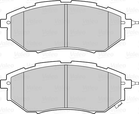 Valeo 302312 - Тормозные колодки, дисковые, комплект unicars.by