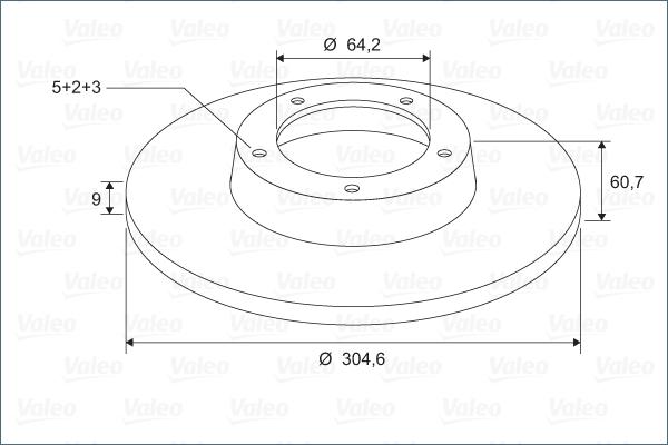 Valeo 297286 - Тормозной диск unicars.by