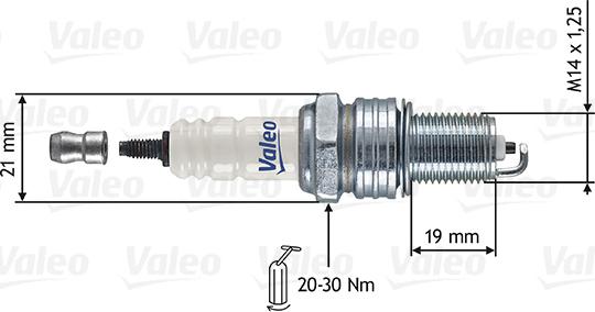 Valeo 246909 - Свеча зажигания unicars.by