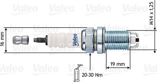 Valeo 246901 - Свеча зажигания unicars.by