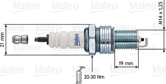 Valeo 246914 - Свеча зажигания unicars.by