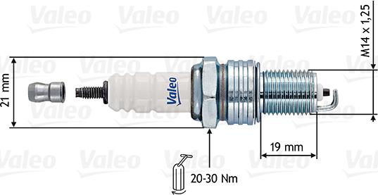 Valeo 246915 - Свеча зажигания unicars.by