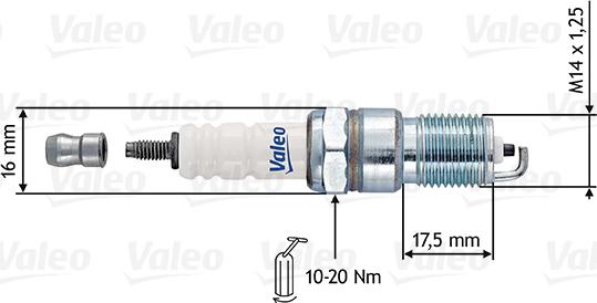 Valeo 246910 - Свеча зажигания unicars.by