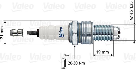 Valeo 246859 - Свеча зажигания unicars.by