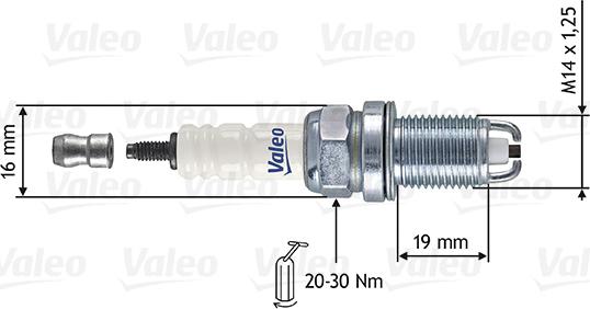 Valeo 246850 - Свеча зажигания unicars.by