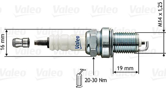 Valeo 246851 - Свеча зажигания unicars.by