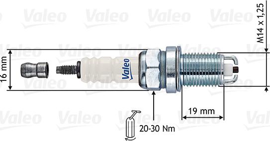 Valeo 246869 - Свеча зажигания unicars.by