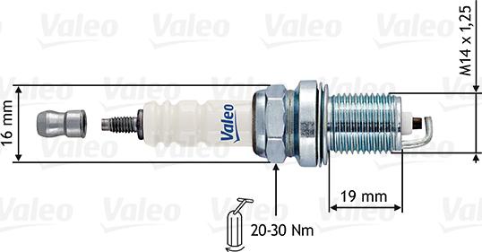 Valeo 246884 - Свеча зажигания unicars.by