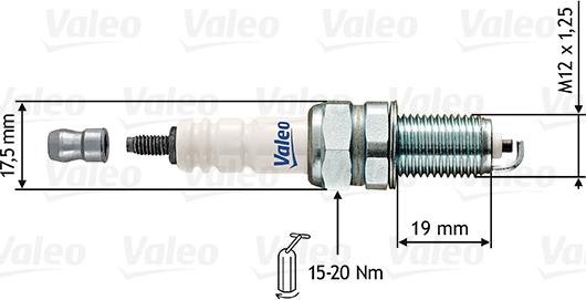 Valeo 246888 - Свеча зажигания unicars.by