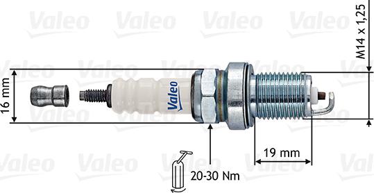 Valeo 246871 - Свеча зажигания unicars.by