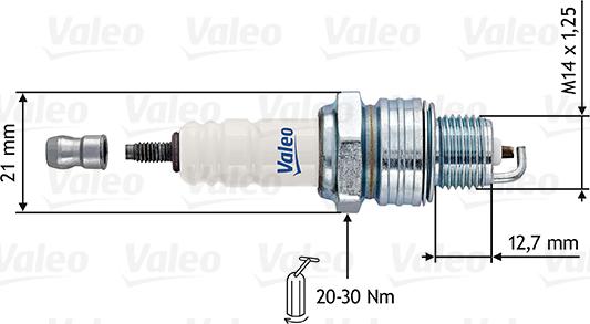 Valeo 246878 - Свеча зажигания unicars.by