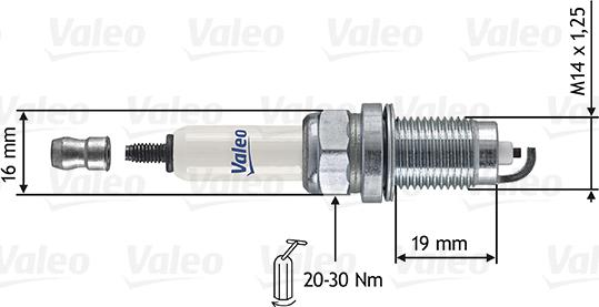 Valeo 246873 - Свеча зажигания unicars.by