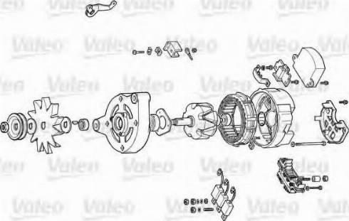 Valeo 2541154 - Генератор unicars.by