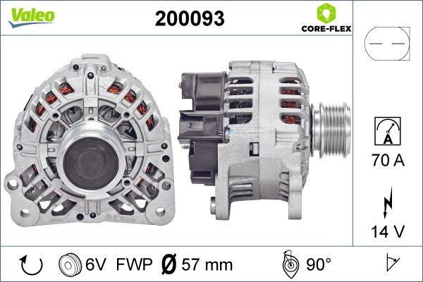 Valeo 200093 - Генератор unicars.by