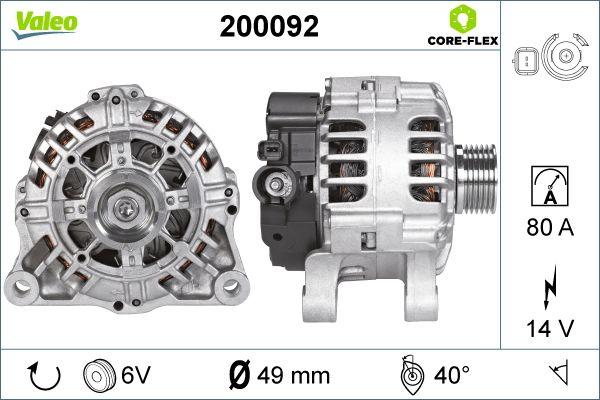 Valeo 200092 - Генератор unicars.by